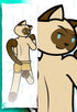 Male cat Body pillow case EJOY ARTS